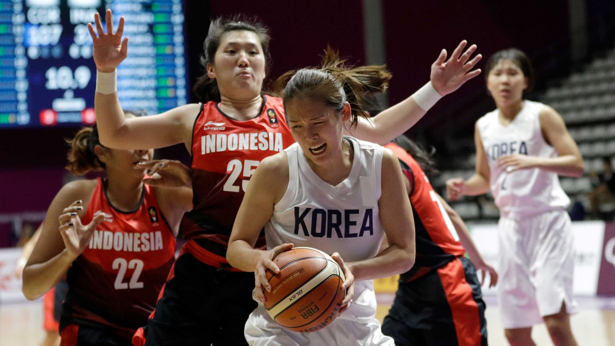 Korea is the name given to the combined teams the countries entered in rowing, canoeing and women’s basketball.