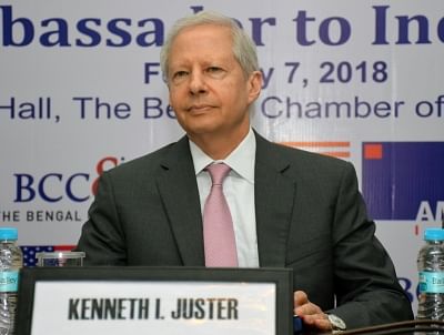 US ambassador to India Kenneth Juster. (Photo: Kuntal Chakrabarty/IANS)