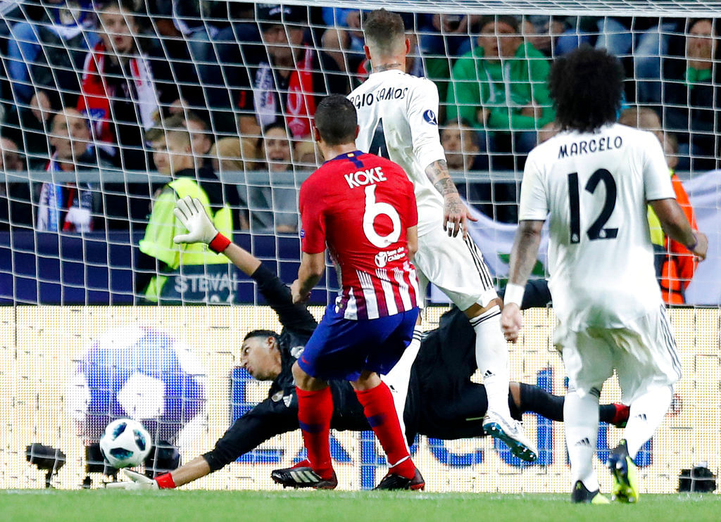 Atletico Madrid beat Real Madrid 4-2 in the UEFA Super Cup final on Wednesday.