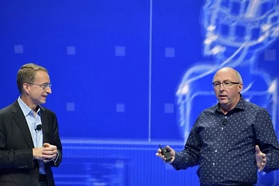 Las Vegas: VMware CEO Pat Gelsinger with CTO Ray O