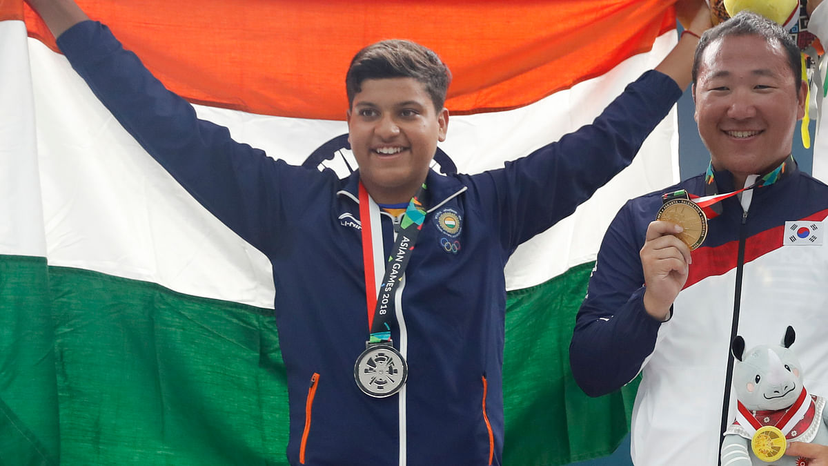 15-year-old Shardul Vihan won the Double Trap silver