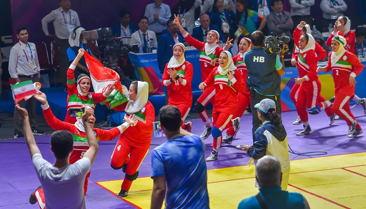 Iran ended India’s dominance at the Asiad kabaddi by winning the women’s title with a close 27-24 win in the final.