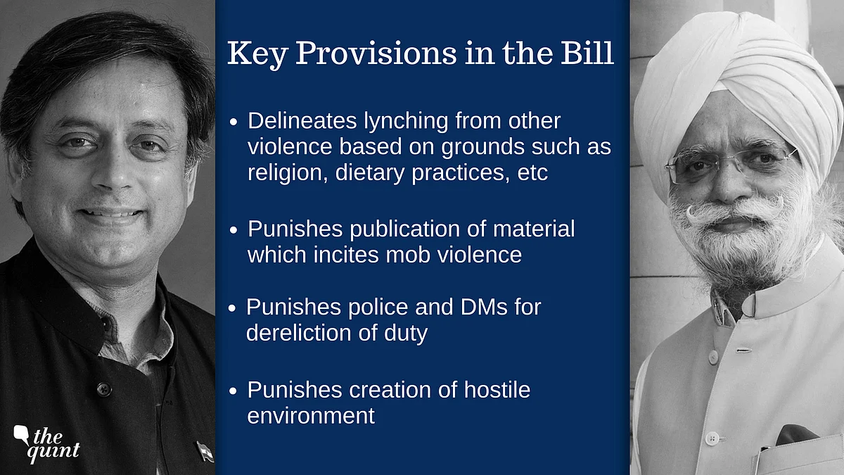 What Should a Strong Lynching Law Cover? Tharoor & Tulsi Weigh In