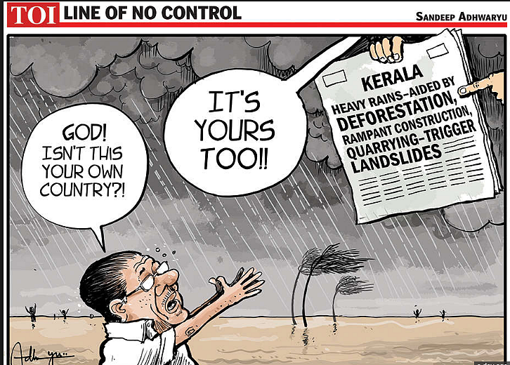 TOI’s cartoon on the floods has prompted a lot of anger in the state.