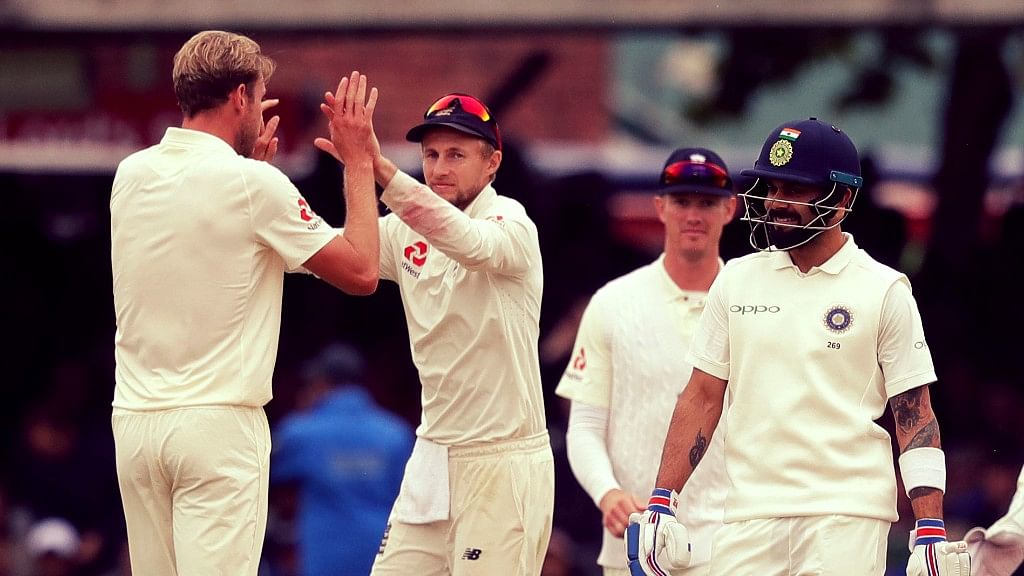 On Sunday, India suffered an innings defeat at Lord’s and handed hosts England a 2-0 lead in the five-Test series.