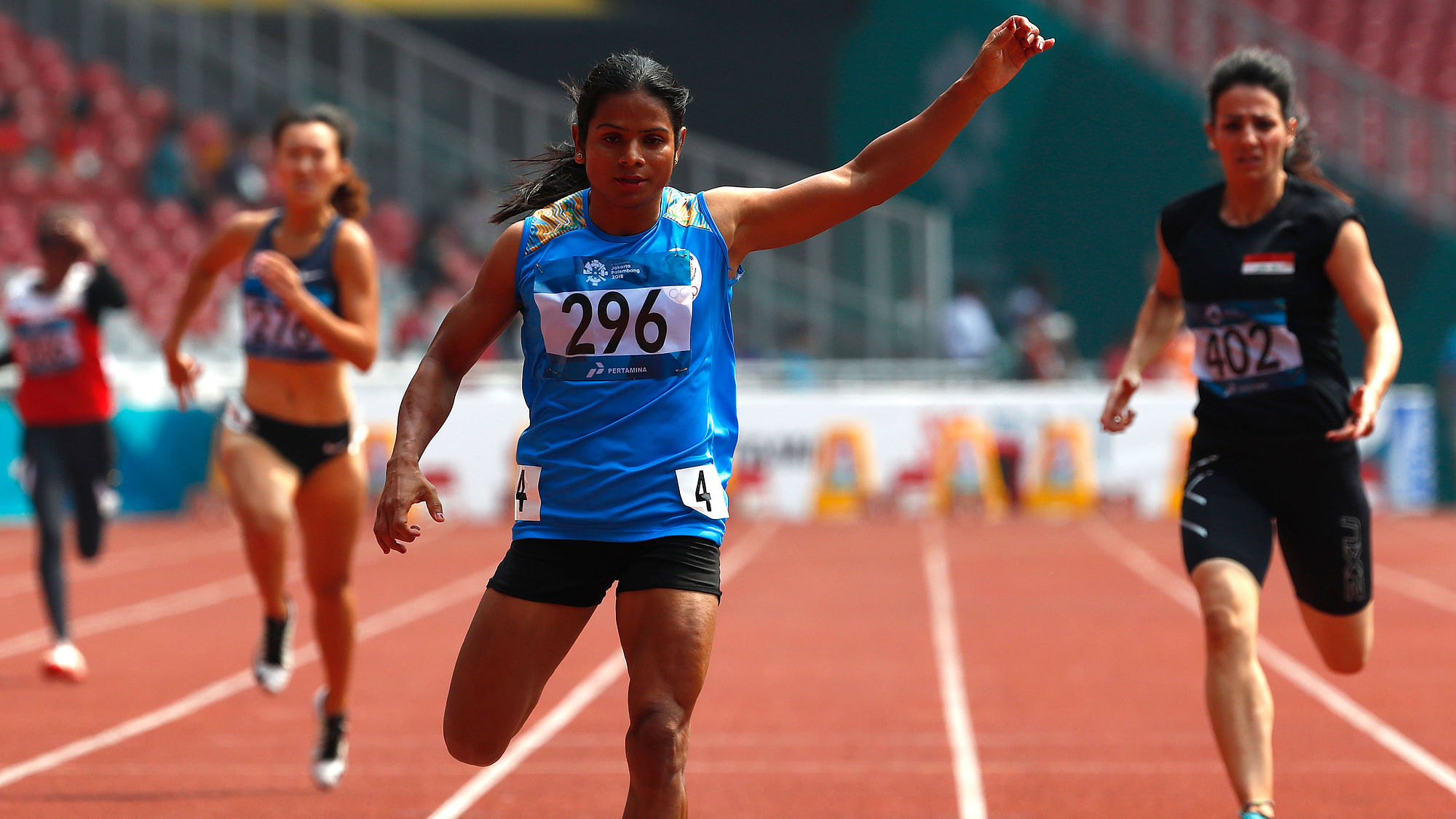 Dutee Chand has qualified for the women’s 200m semi-finals.