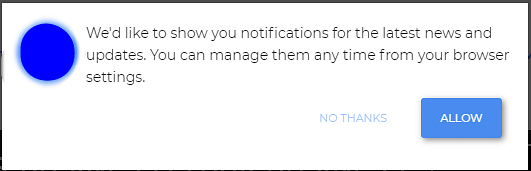 Google Chrome asks  if users want to turn on notifications for every website they visit.