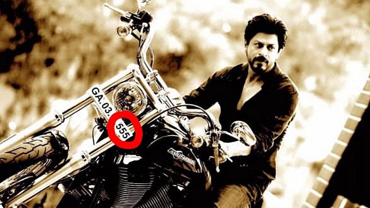 555 is believed to be Srk’s lucky number.&nbsp;