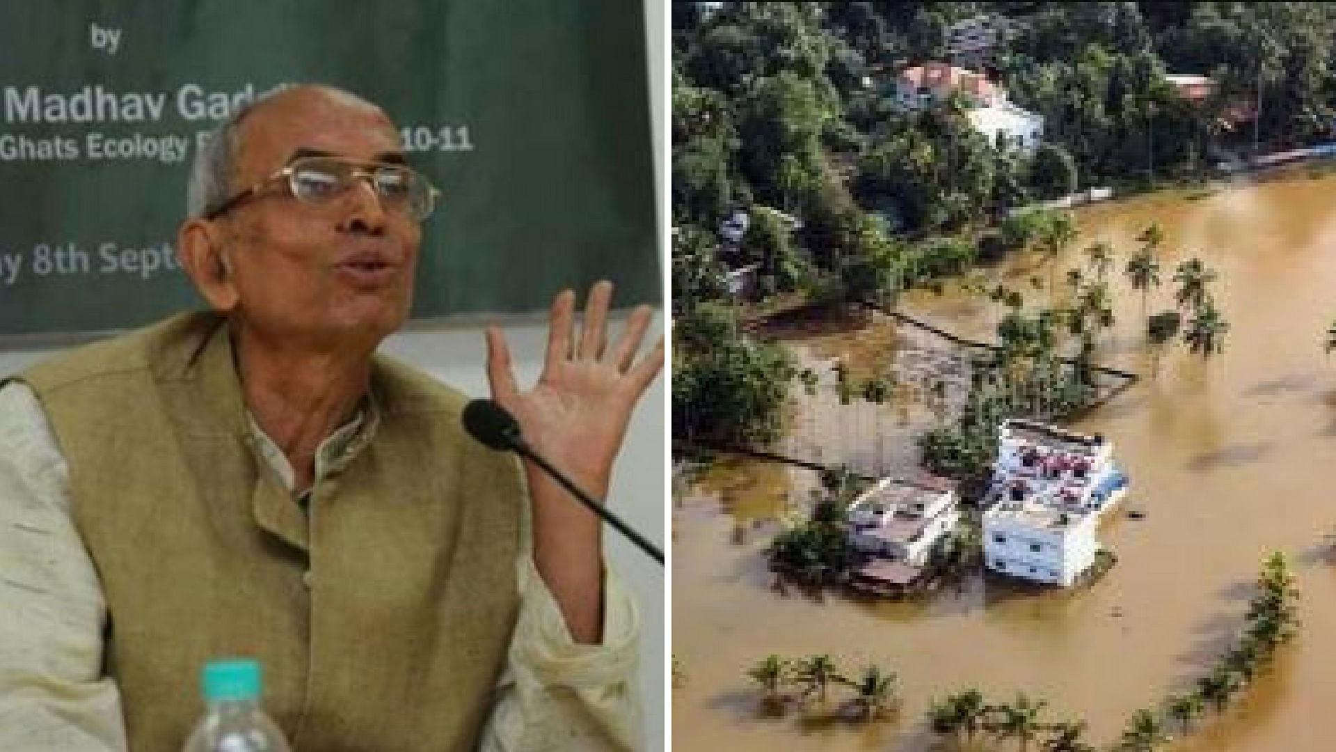 Ecologist Madhav Gadgil in his report had warned against the damage to the environment in Kerala.