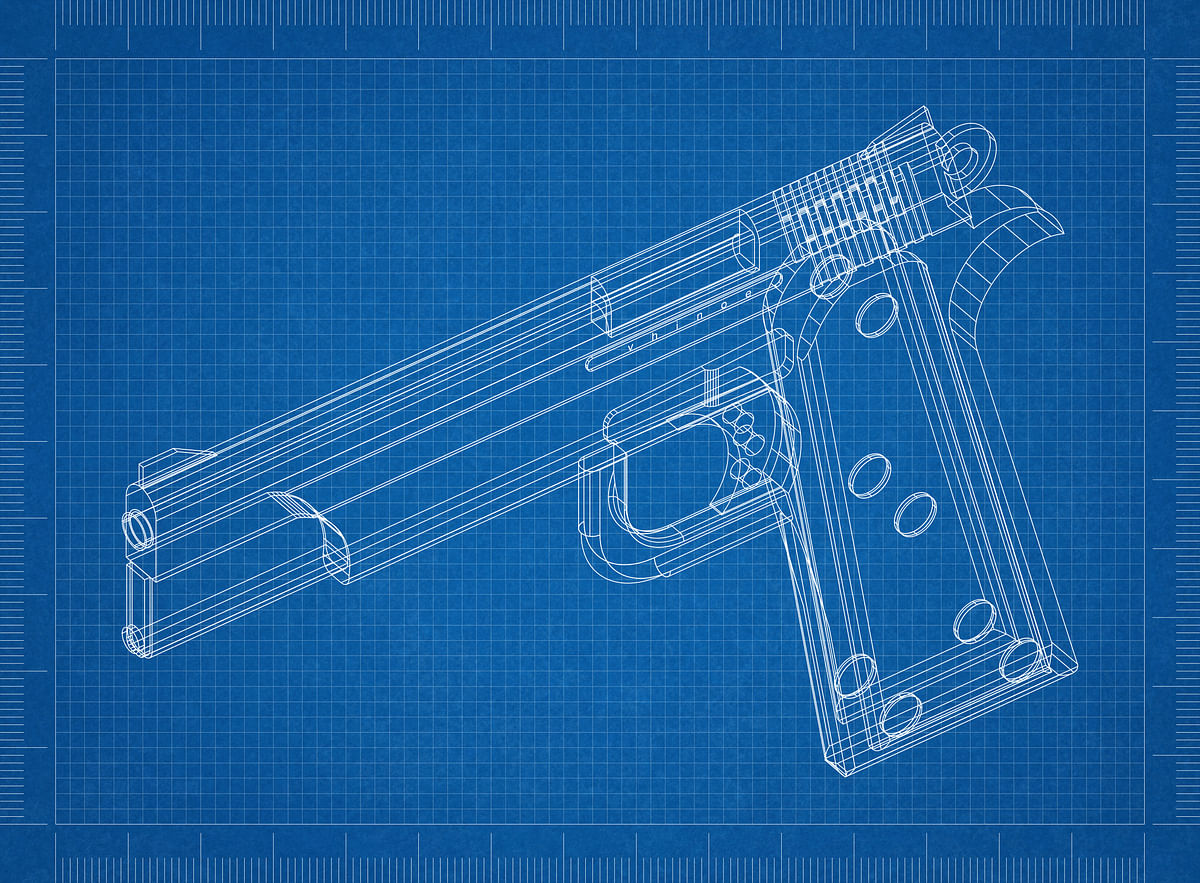 At least one of the guns can be made and printed from plastic, which is virtually invisible to metal detectors.