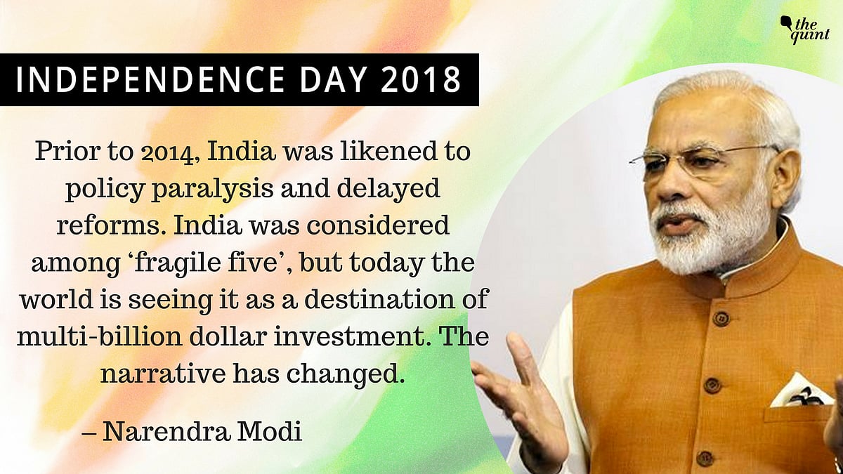 Prime Minister Narendra Modi Independence Day Speech Key Highlights