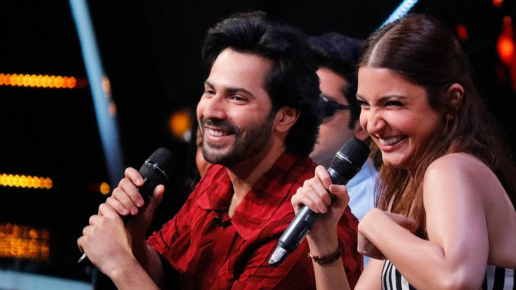 Varun Dhawan and Anushka Sharma during the promotions of <i>Sui Dhaaga - Made in India</i>.