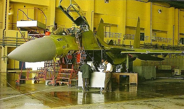 HAL’s Su-30MKI production line in Nashik 