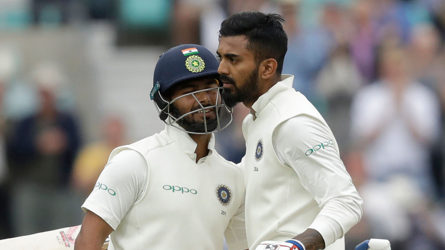 Rishabh Pant and KL Rahul added 204 runs for the sixth wicket in the fifth Test against England.
