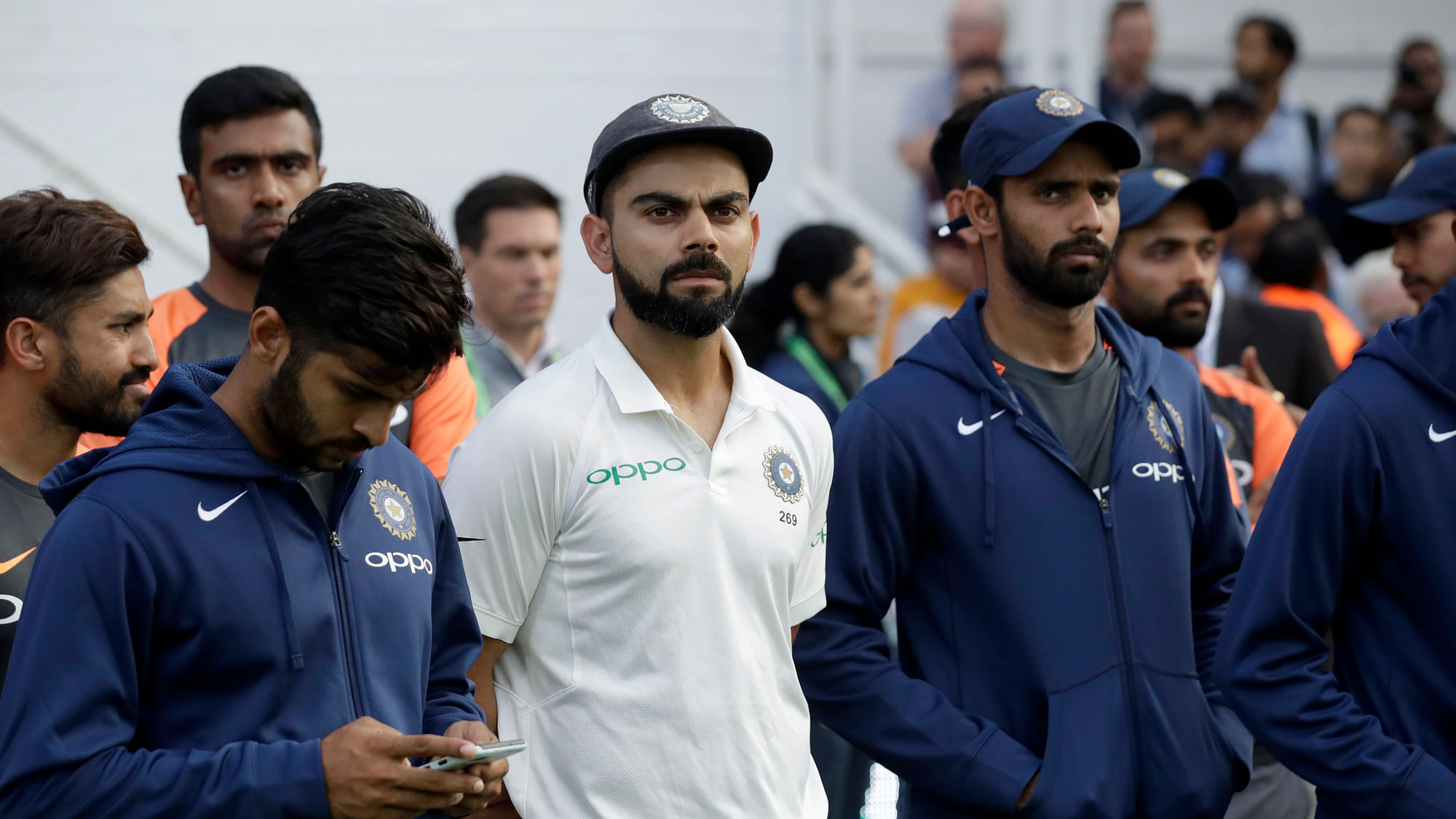 Indian skipper Virat Kohli said he believed his team were not outplayed by England in the Test series that they lost 4-1.