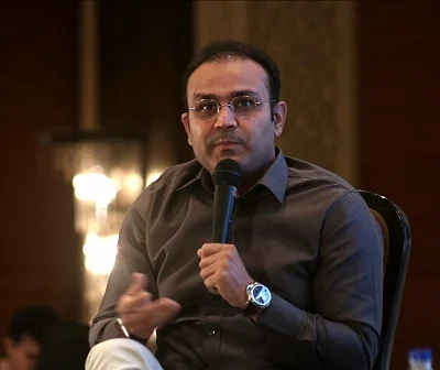 Virender Sehwag. (Photo: Bidesh Manna/IANS)