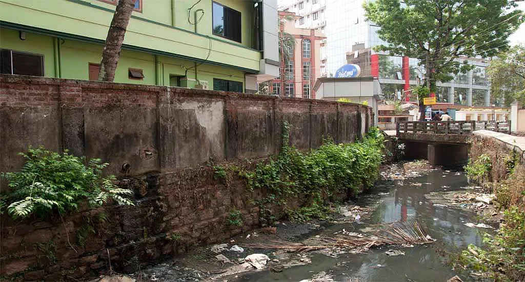With hotels and restaurants in Guruvayur dumping waste and letting raw sewage, the natural channels have been reduced to sewage lines.