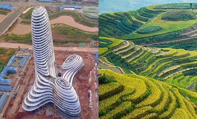 The Guangxi New Media Centre in China was heavily trolled for its uncanny resemblance to the male genitalia.