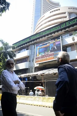 Bombay Stock Exchange. (File Photo: IANS)