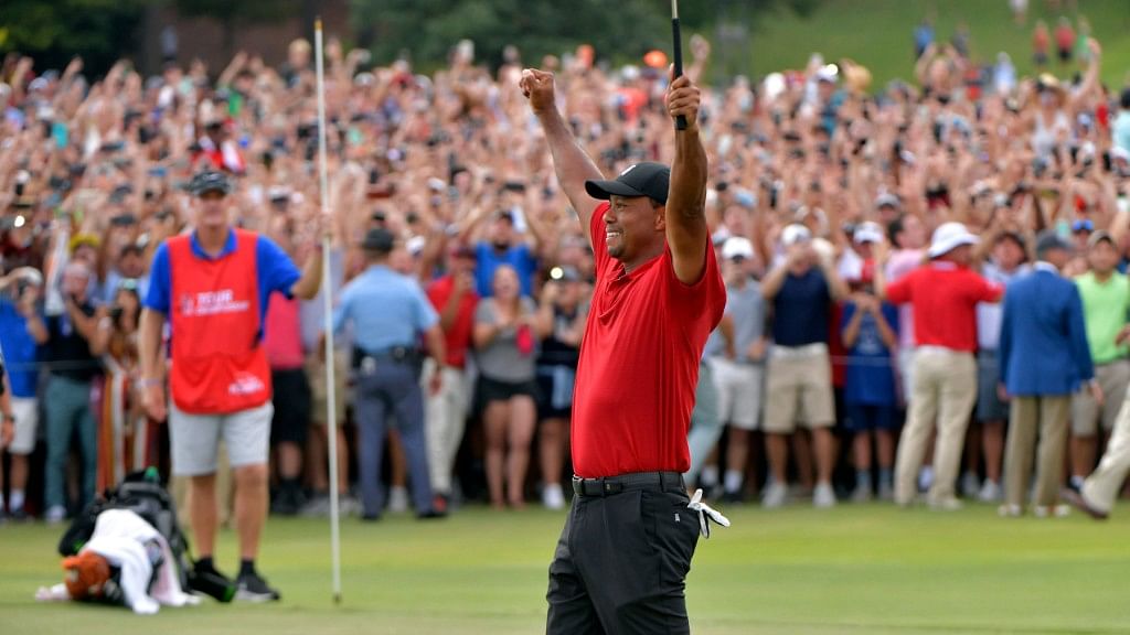 Tiger Woods won the Tour Championship for 80th PGA Tour title on Sunday, his first in more than five years.