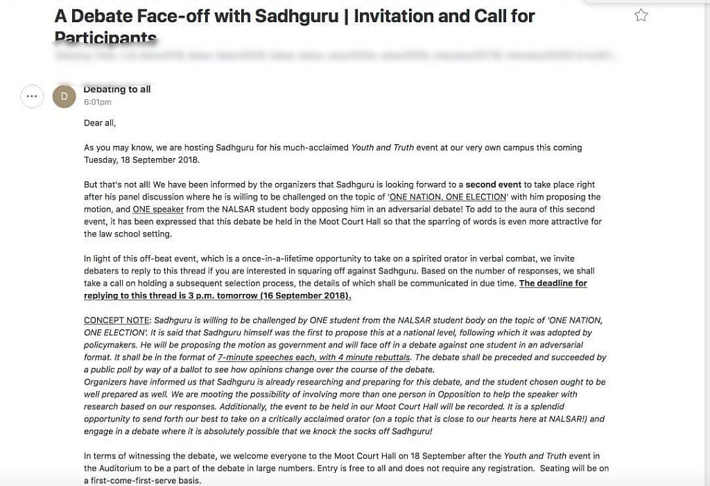 Should Sadhguru be Hosted by India’s Top Colleges?