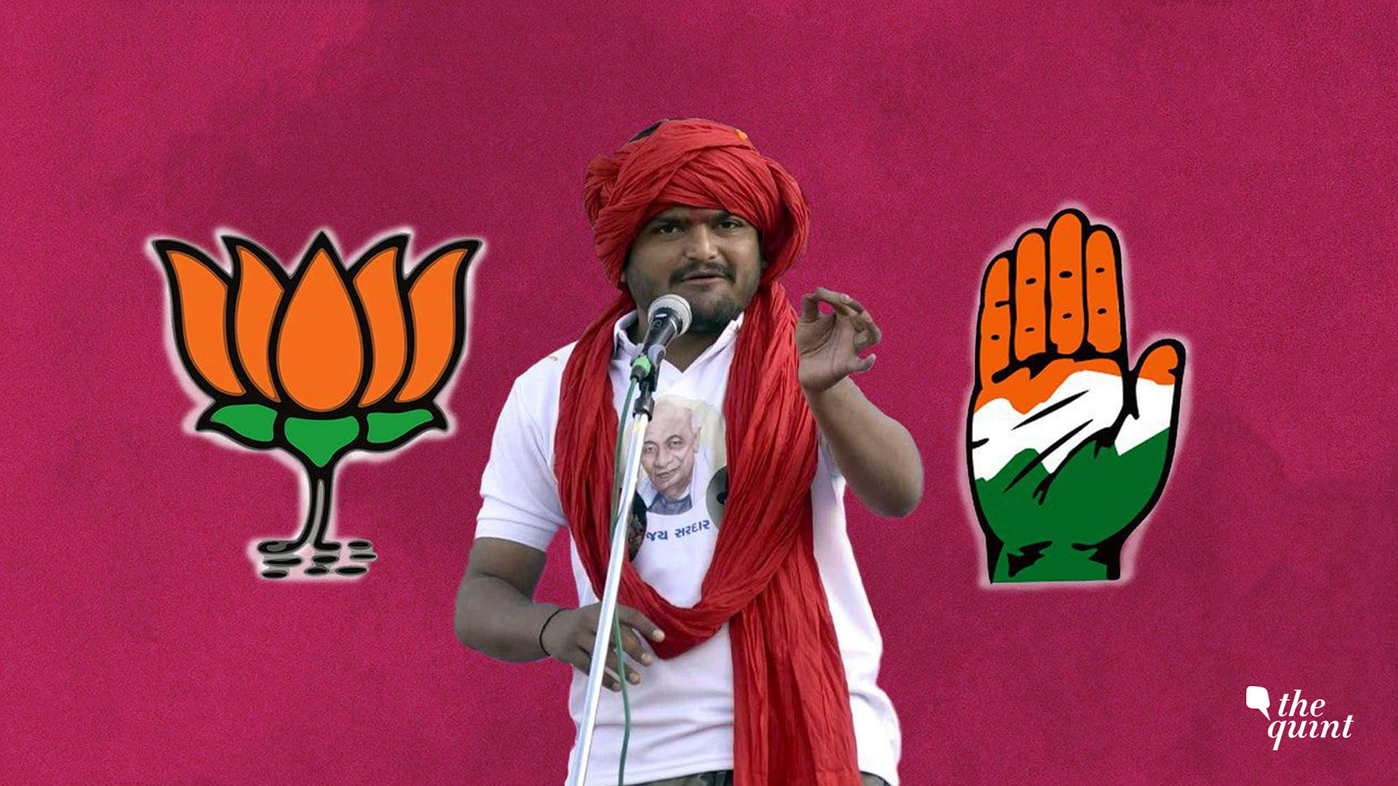 Hardik’s demand for loan waivers for farmers sounds like he is leaning towards the opposition Congress in the state.