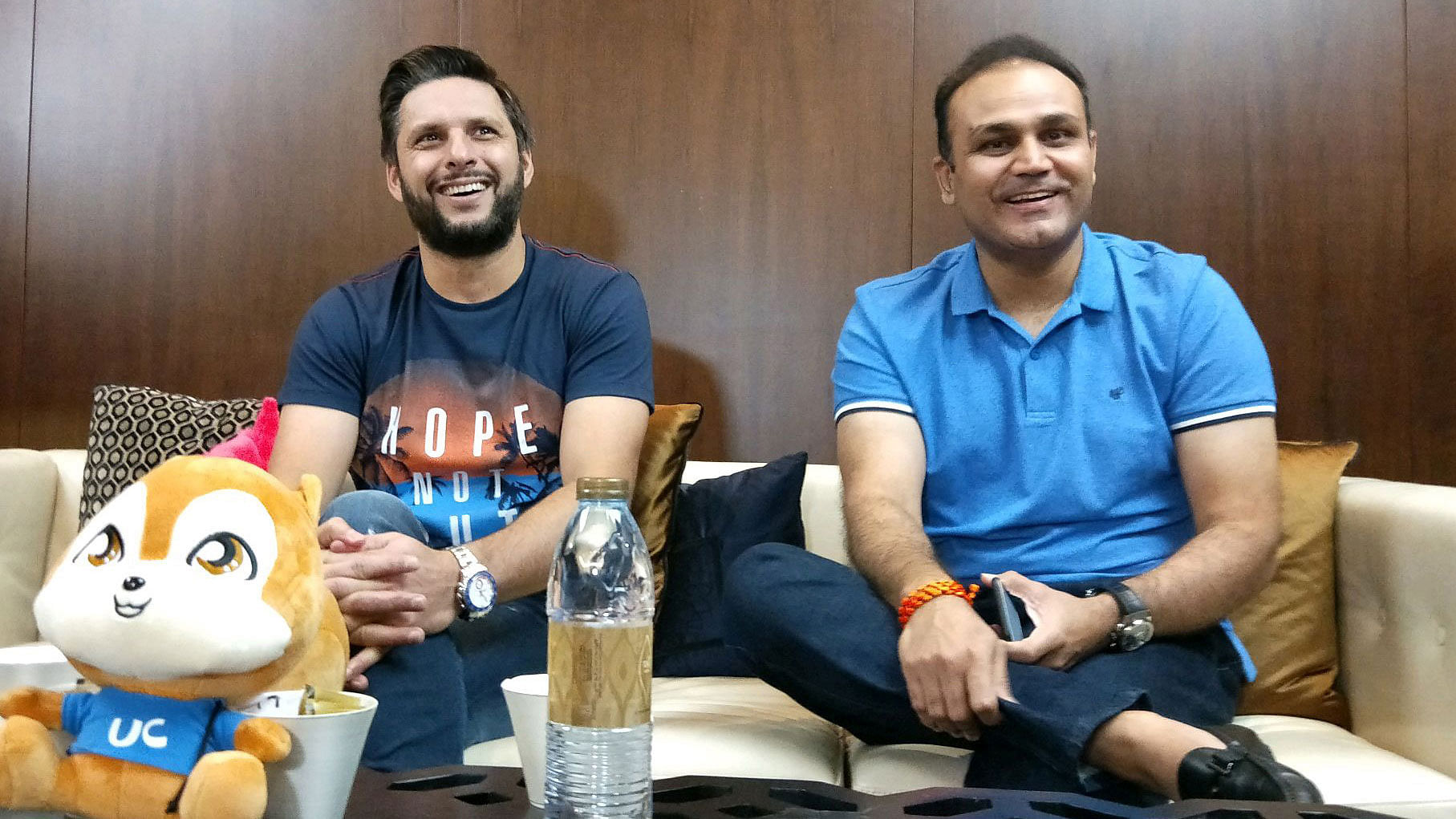 Virender Sehwag and Shahid Afridi on their favourite opponents, superstitions and more.