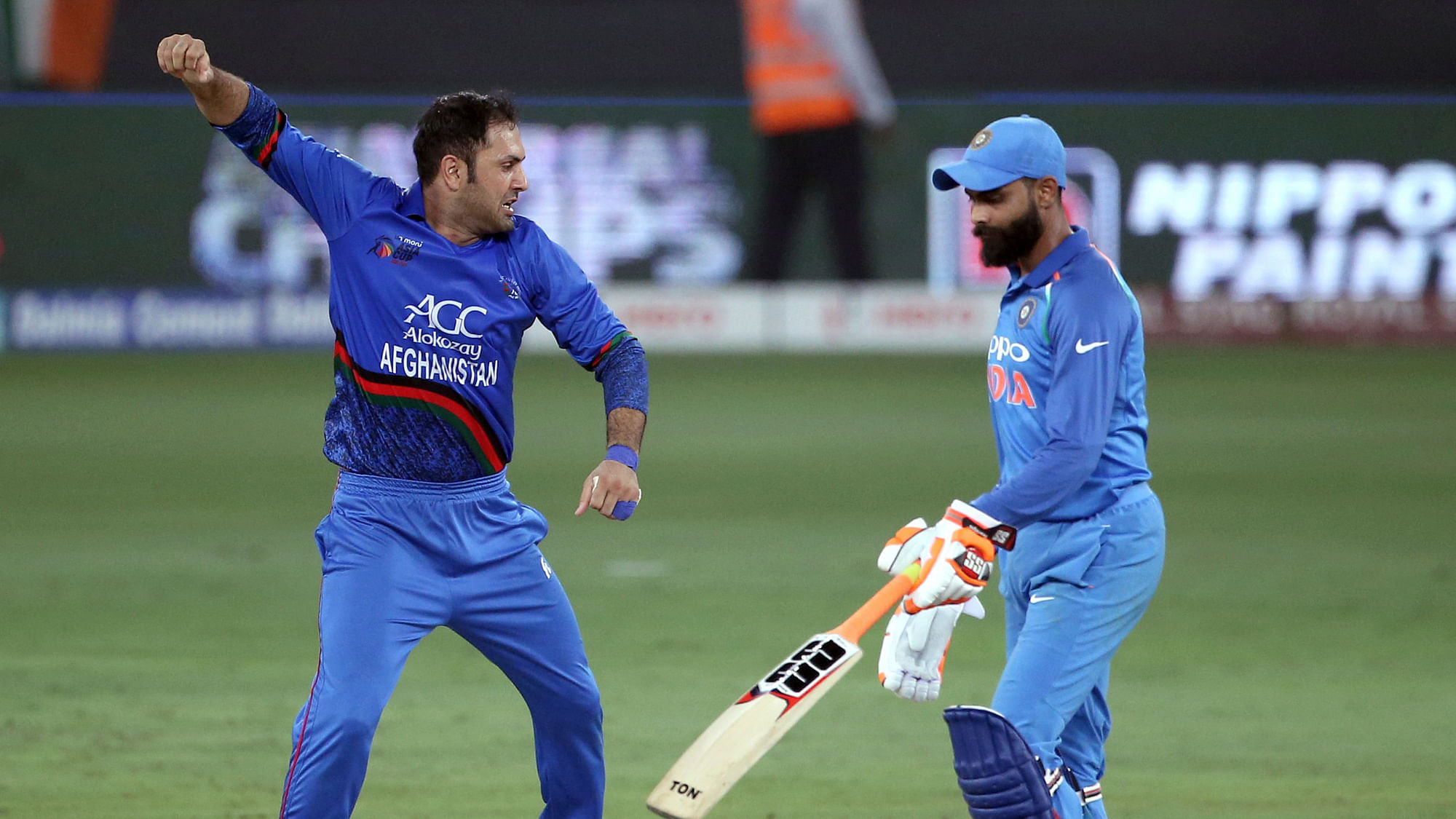 India and Afghanistan ended with scores level in a thrilling last-over finish in the Asia Cup.&nbsp;