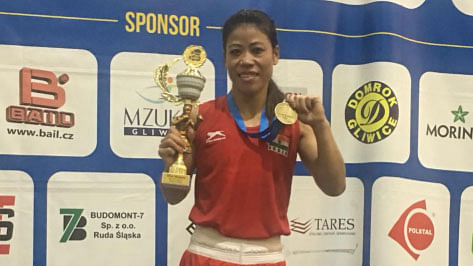 Five-time world champion MC Mary Kom (48kg) has clinched her third gold medal of the year.