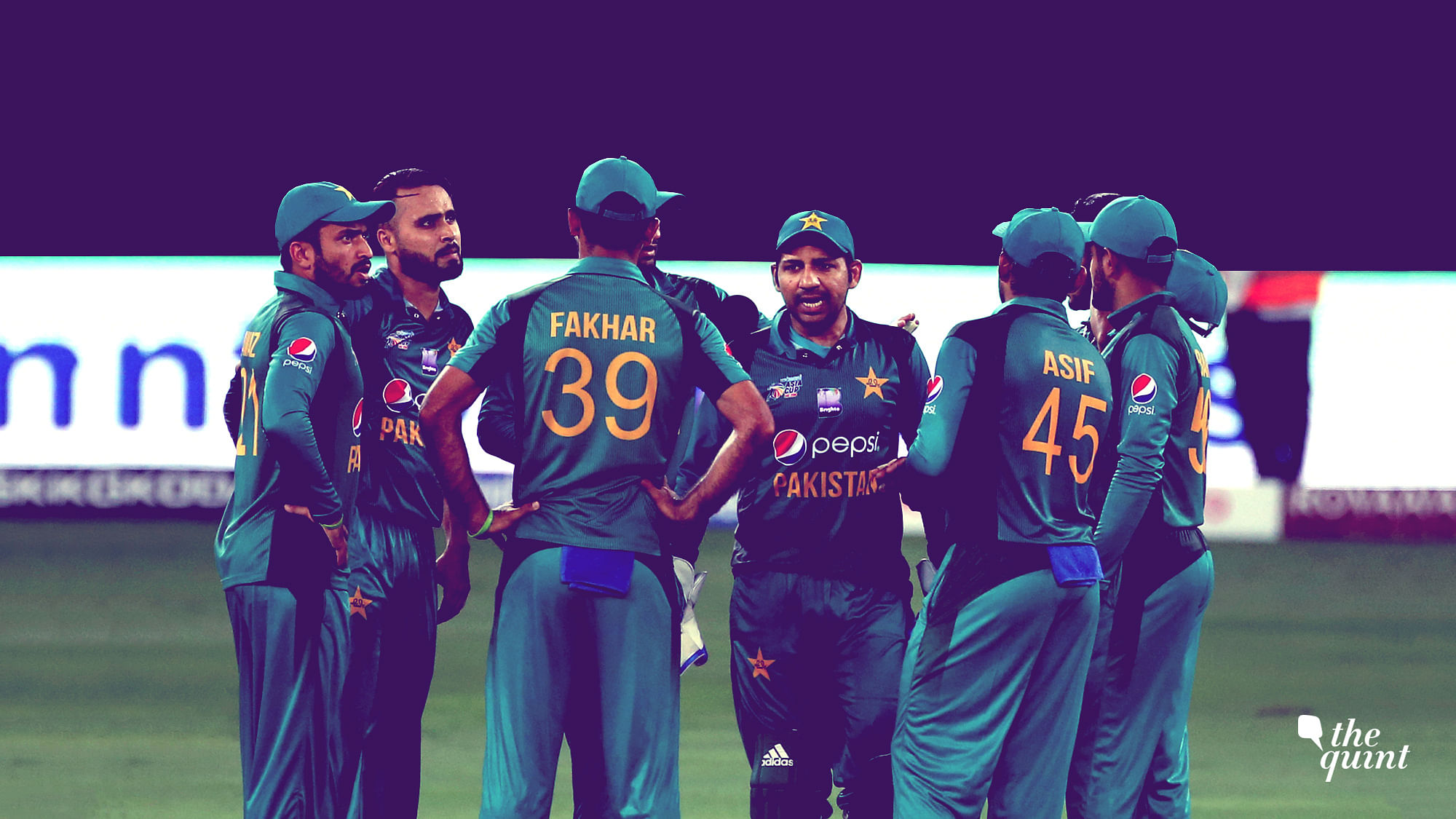 The Pakistan cricket team is playing India on Sunday in the Asia Cup.