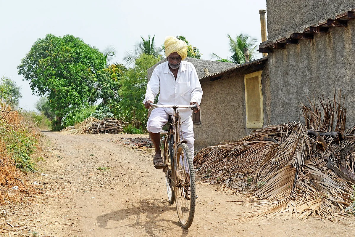 .‘A year or two ago, he rode up to Pandharpur and back, nearly 150 kilometres...’ and till today casually cycles several kilometres every day
