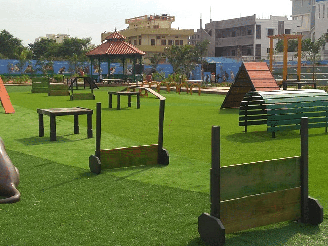 This is reportedly the first park in India to be developed to match international standards for pets.