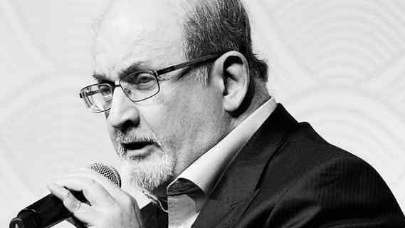 British author Salman Rushdie.