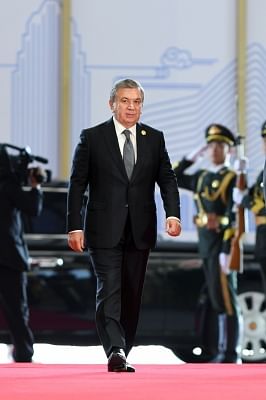 Uzbek President Shavkat Mirziyoyev  (File Photo: Xinhua/Jin Liangkuai/IANS)