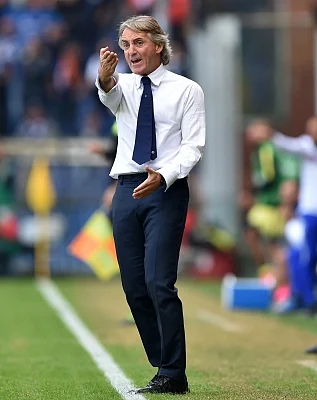 Roberto Mancini. (Xinhua/Alberto Lingria/IANS)