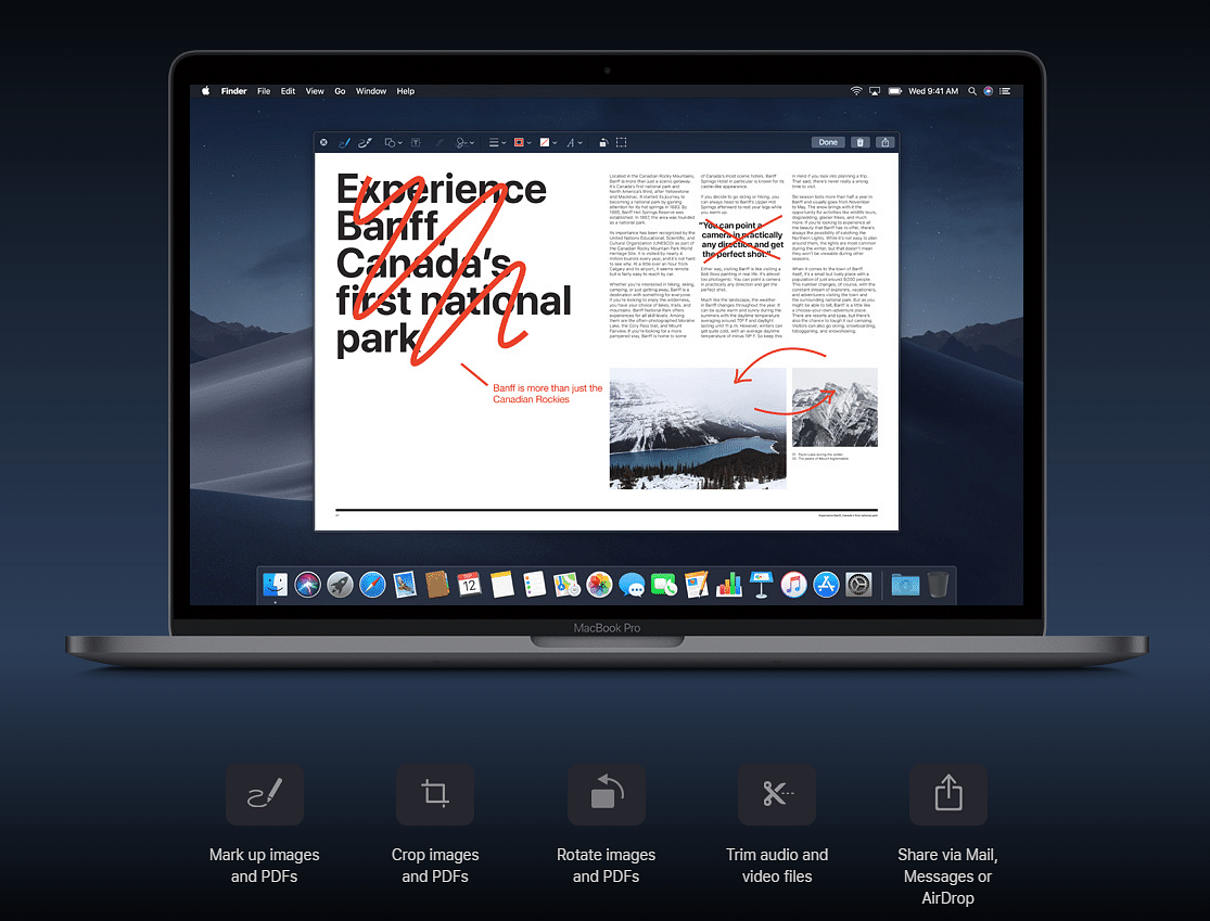 Major update to the MacOS adds Dark Mode, new Mac apps and the ability to sort things out better.