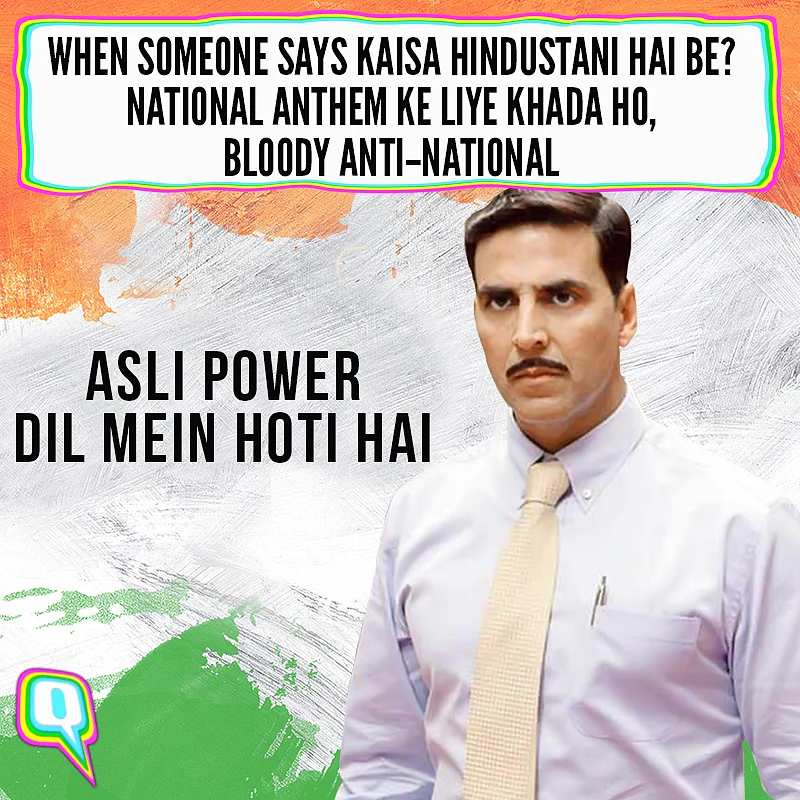 We’re talking about national anthem, IMO you should stand up and read this.