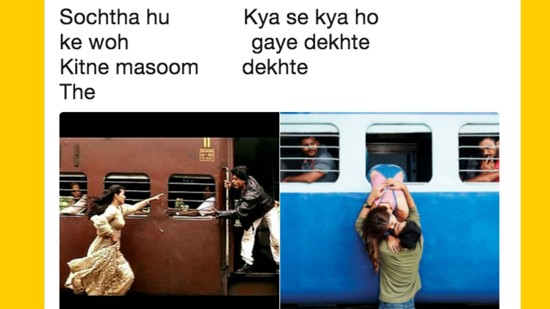 Sochta Hun Ke Woh Kitne Masoom The…Kya Se Kya Ho Gaye Dekhte Dekhte - the viral trend taking over the internet.