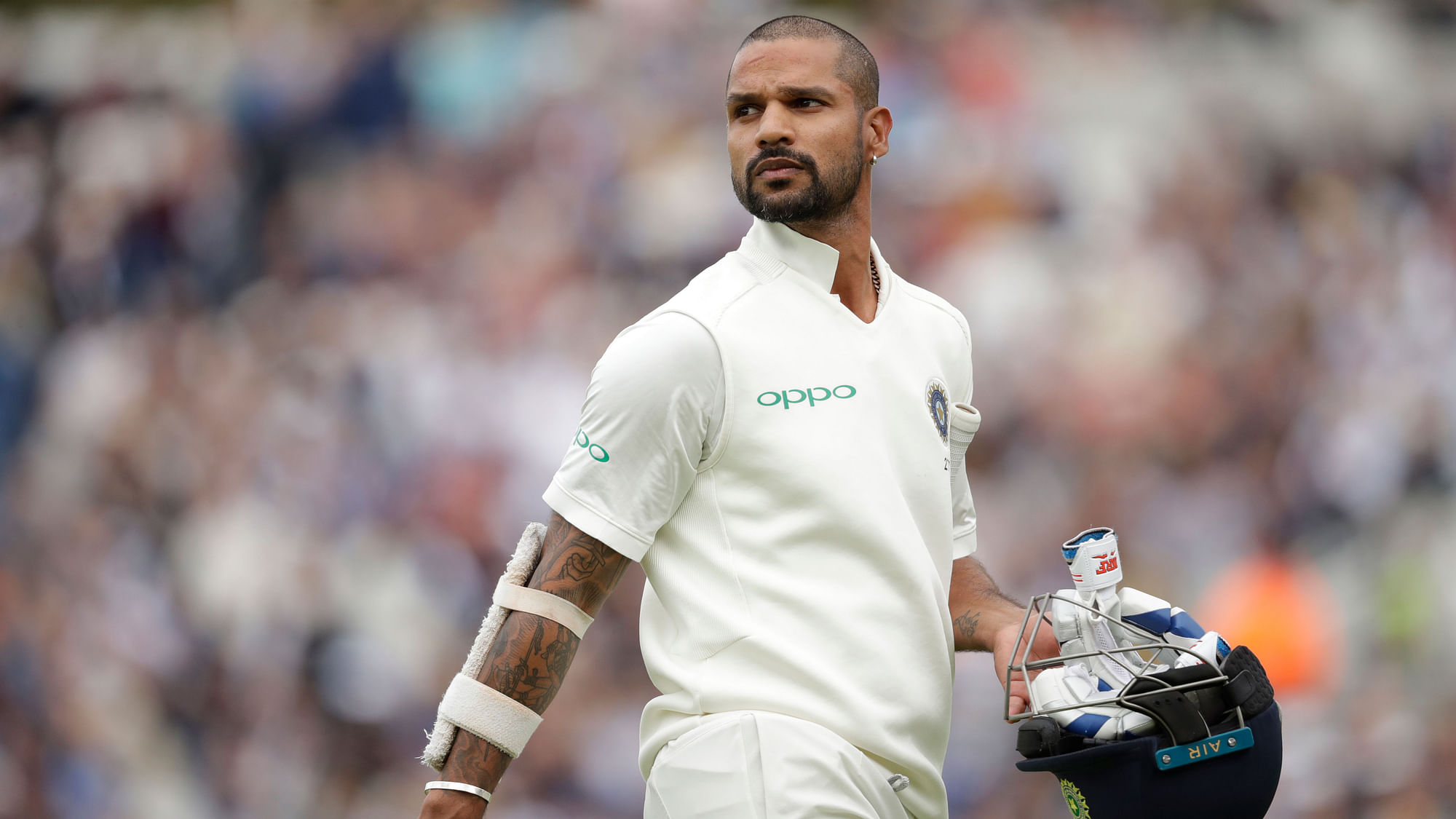 Dhawan failed to register a single half-century in eight innings in England.