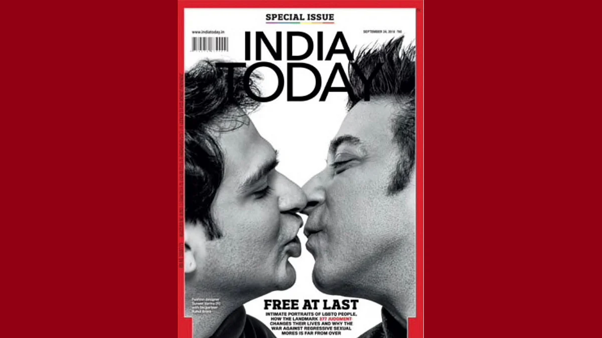 Designer Suneet Varma and his partner Rahul Arora have been featured in ‘India Today’ magazine’s September cover,