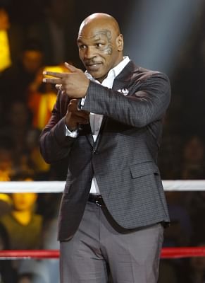Mike Tyson. (Xinhua/Ding Ting/IANS)