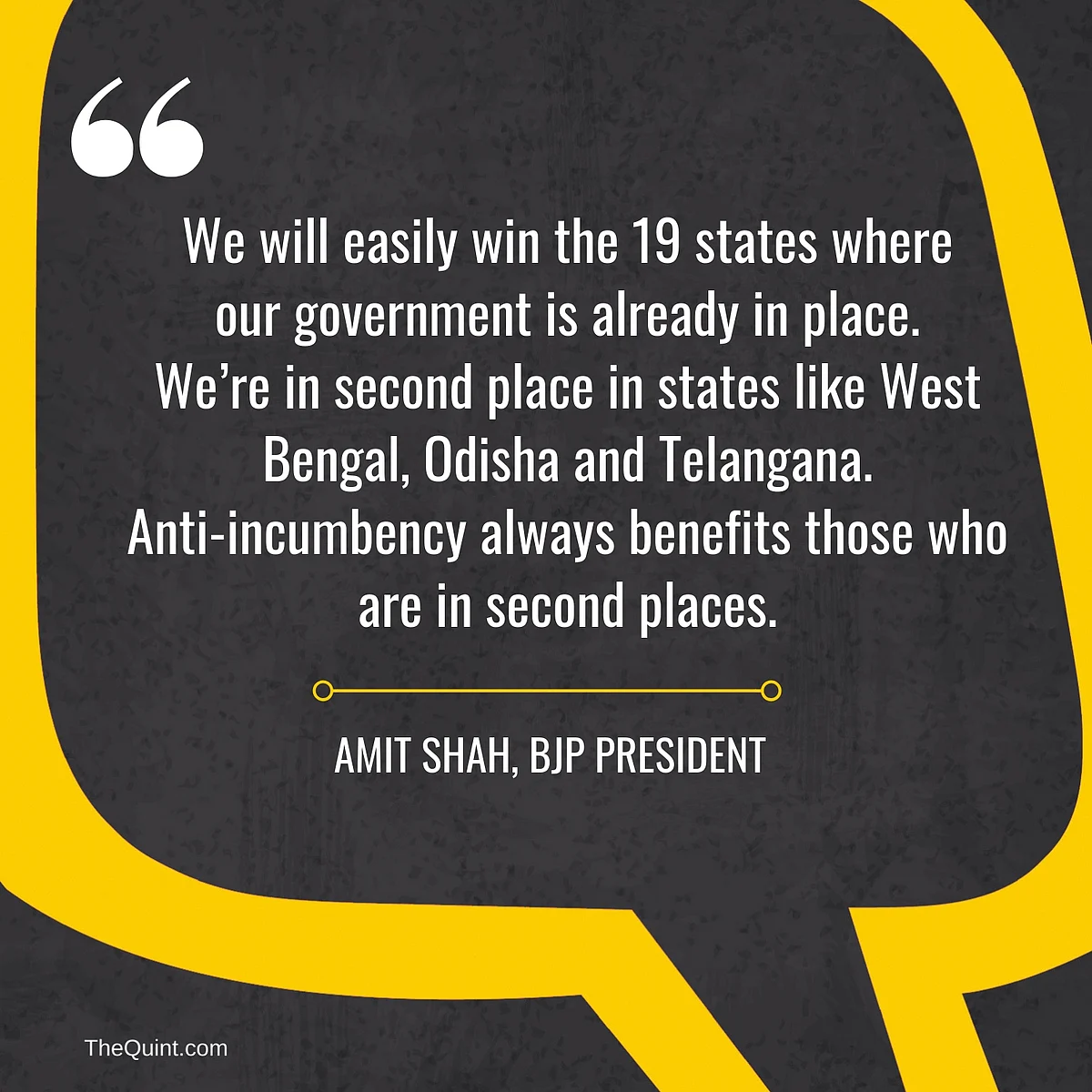 8 Things Amit Shah Said at the BJP National Executive Meet