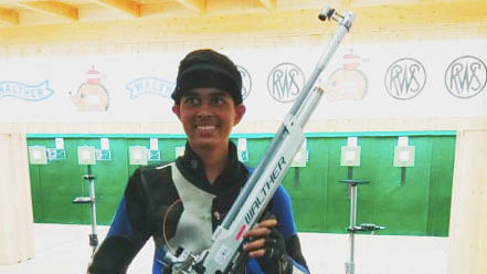 Hriday Hazarika won gold in the men’s 10m air rifle at the ISSF World Championships.