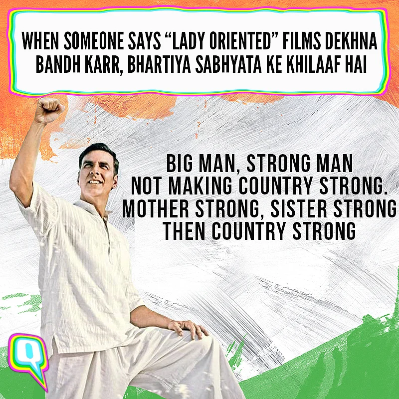 Did you just call India regressive for banning a “lady oriented” film? How anti-national are you? 