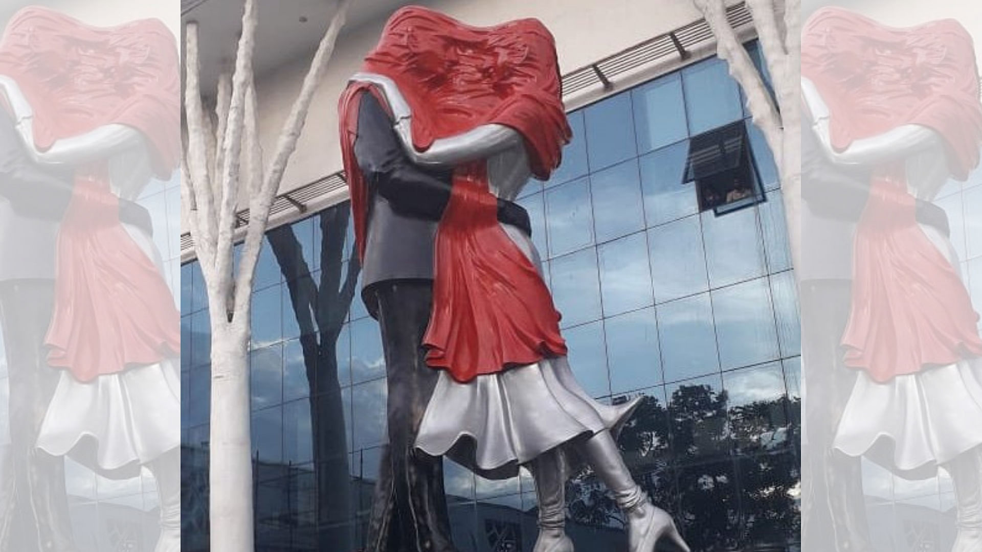 The KZK Statue of Love in Vadodara.