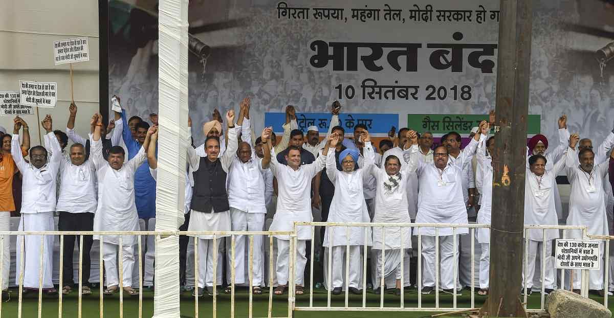 The Congress’ Bharat bandh was unsuccessful in the sense that it  exposed the weak links in the Opposition alliance.
