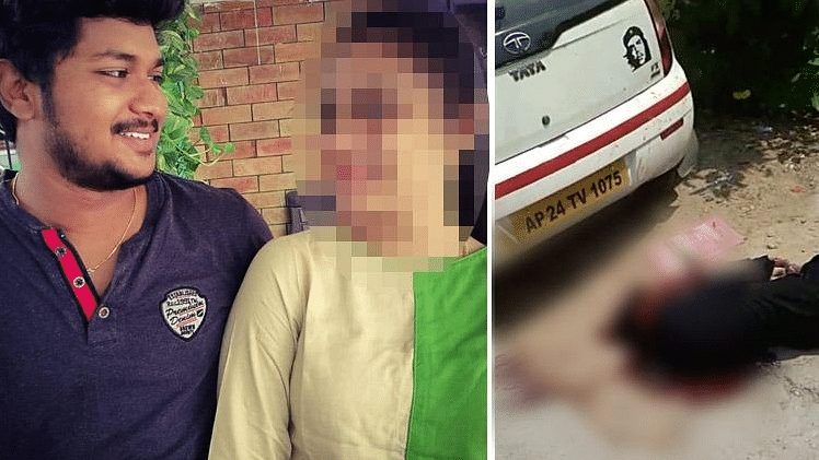 While coming out of the hospital, an unidentified man attacked Pranay with a machete. 