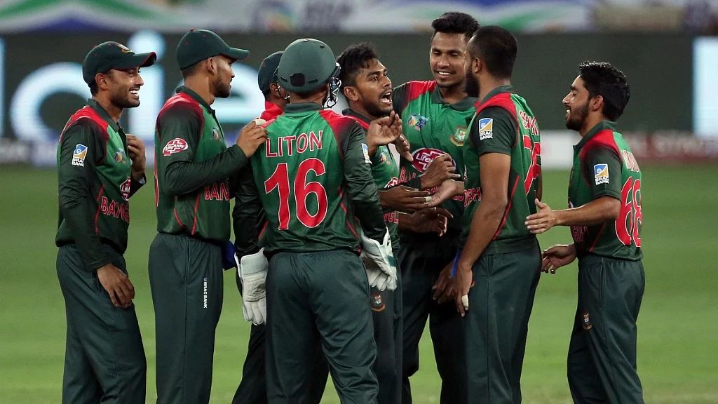 Bangladesh bowled out Sri Lanka for 124 in 35.2 overs.