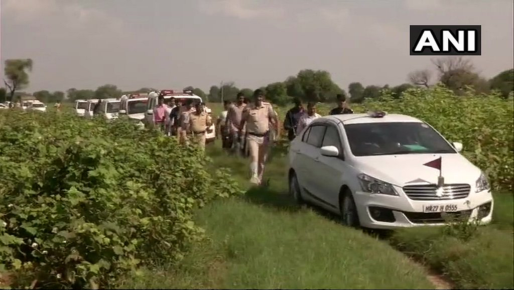 The SIT at the spot of the incident. 