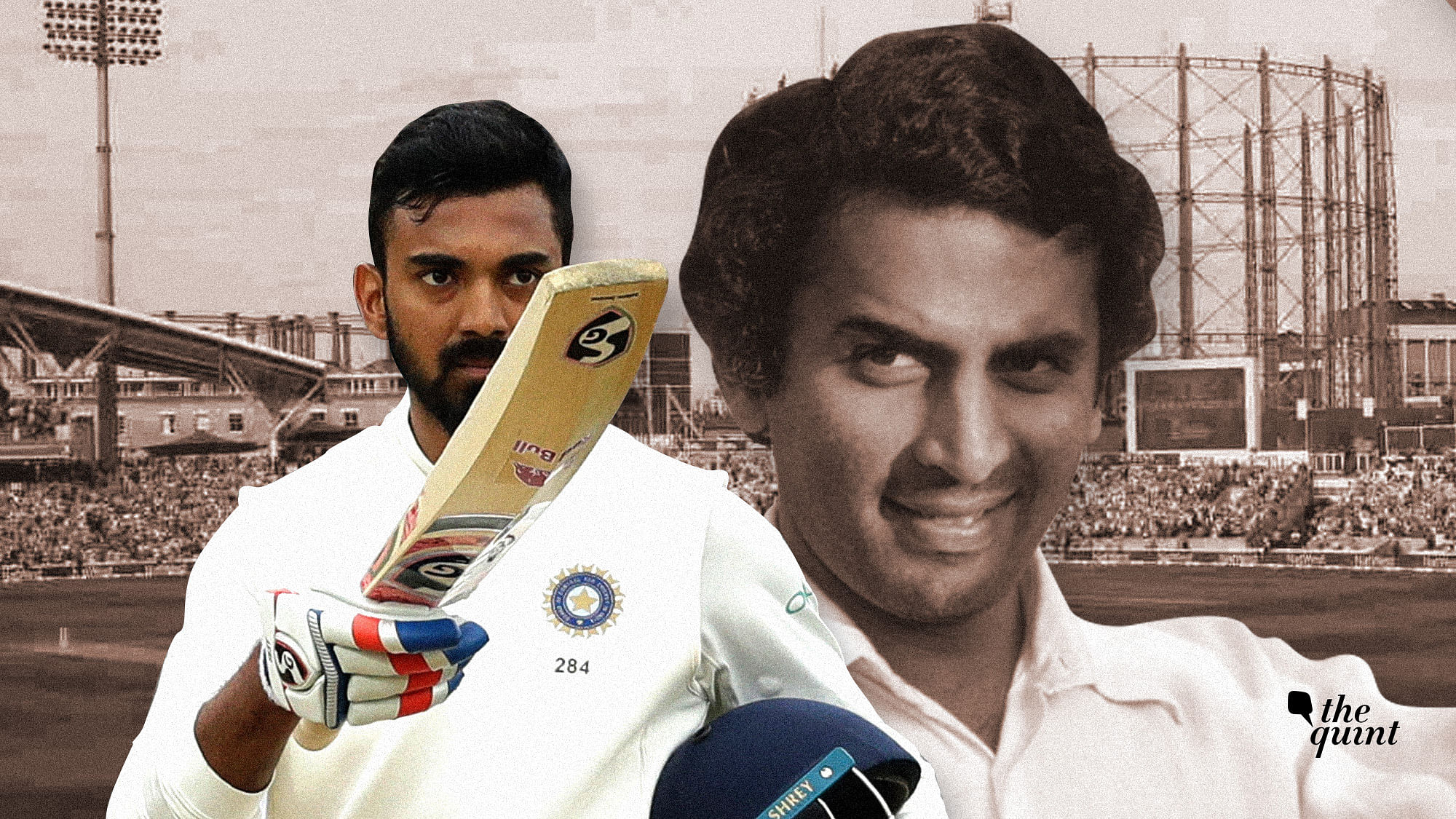KL Rahul scored a 149 at the Oval while Sunil Gavaskar finished with 221 at the same venue in 1979.